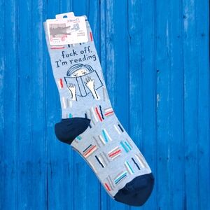 Blue Q Crew Socks NWT